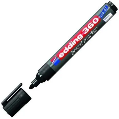 ⁨Panel marker black round tip 1.5-3mm360/001/C EDDING⁩ at Wasserman.eu