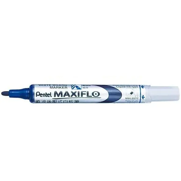 ⁨Dry-erase marker MWL5S-C blue PENTEL MAXIFLO (with piston)⁩ at Wasserman.eu