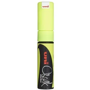 ⁨Chalk marker UNI PWE-8K yellow 8mm UNPWE8K/6ZO⁩ at Wasserman.eu