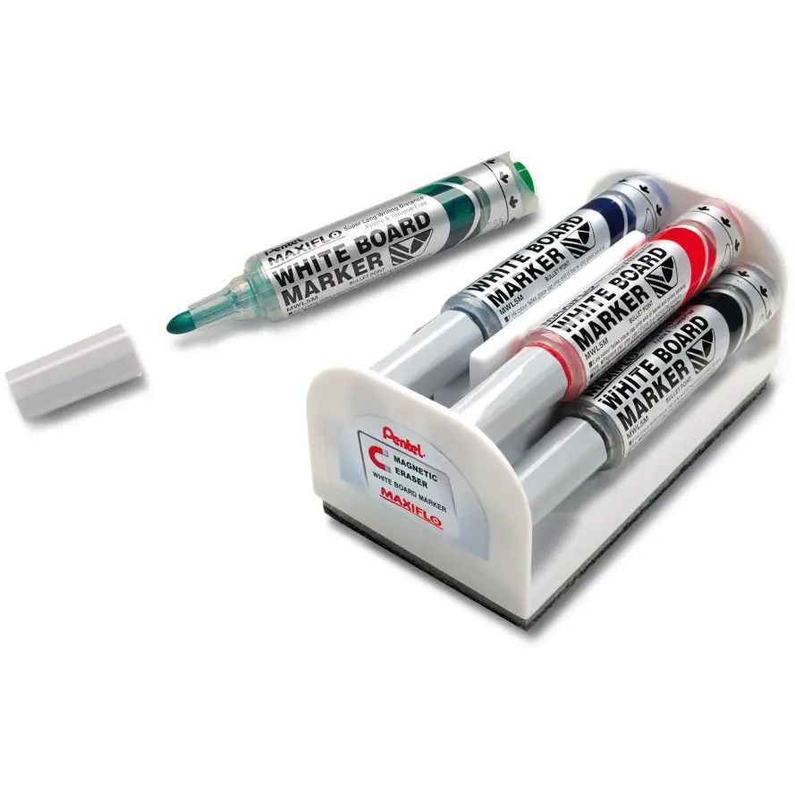 ⁨Dry-erase marker 4pcs MWL5M PENTEL MAXIFLO(with piston)⁩ at Wasserman.eu