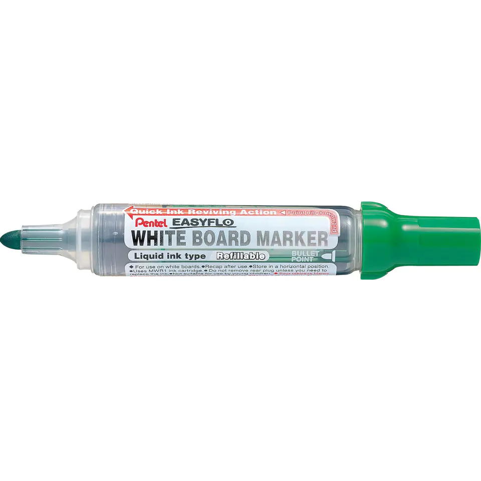 ⁨Dry-erase marker MW50M EASYFLO green PENTEL⁩ at Wasserman.eu