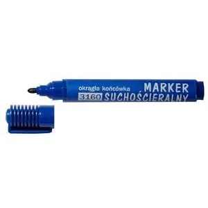 ⁨Dry-erase marker round 3160 blue 101103 D.RECT⁩ at Wasserman.eu