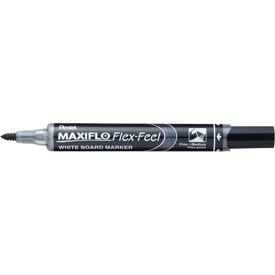 ⁨Marker dry. MAXIFLO Flex-Feel black MWL5SBF-A PENTEL⁩ at Wasserman.eu