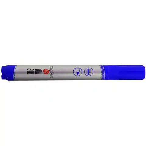 ⁨Marker suchościeralny niebieski MEMOBE okrągła końcówka MM004-03⁩ w sklepie Wasserman.eu