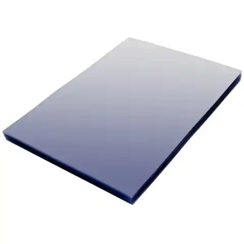 ⁨NATUNA A4 binding foil cover blue transparent 0,20mm (100pcs)⁩ at Wasserman.eu