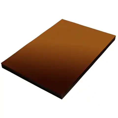 ⁨NATUNA binding foil cover brown transparent 0,20mm (100pcs)⁩ at Wasserman.eu