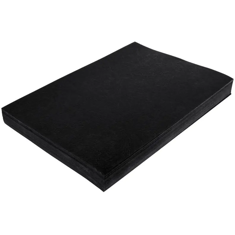 ⁨Cardboard cover for binding DELTA A4 NATUNA black leather-like (100pcs)⁩ at Wasserman.eu