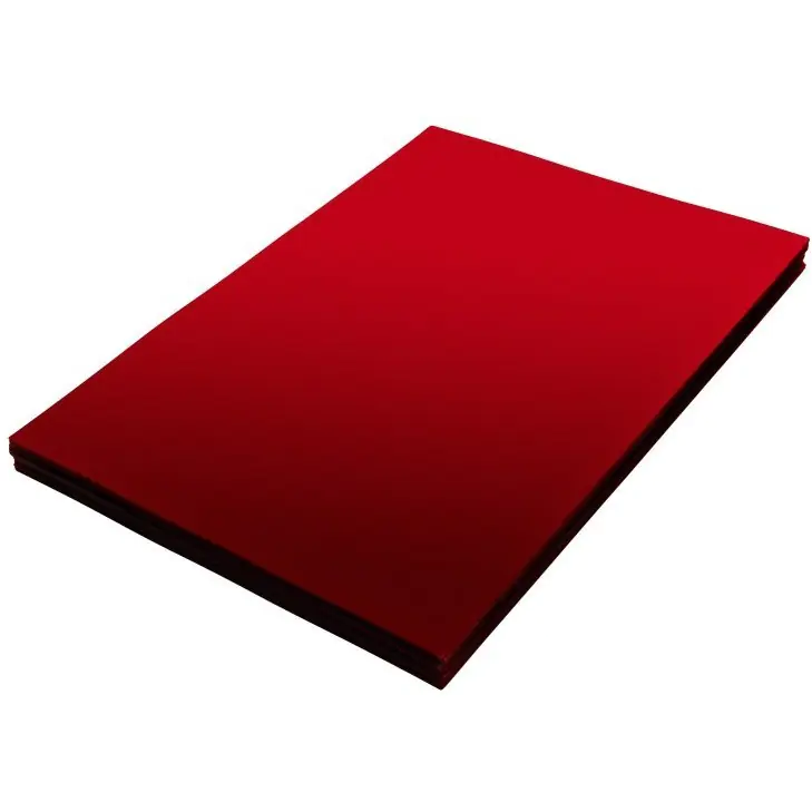 ⁨NATUNA foil cover for binding A4 red transparent 0,20mm (100pcs)⁩ at Wasserman.eu