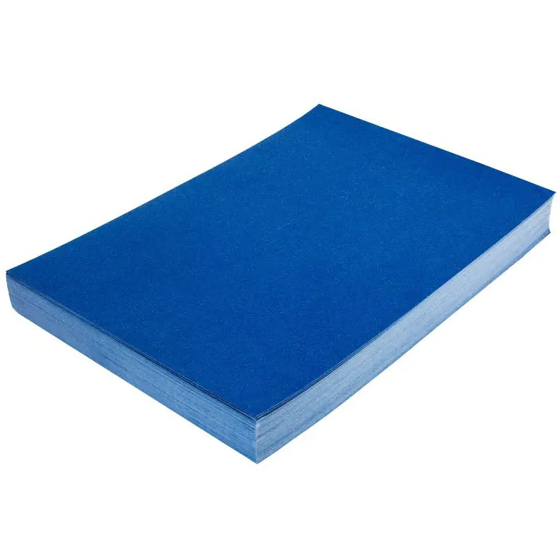⁨Cardboard cover for binding DELTA A4 NATUNA blue leather-like (100pcs)⁩ at Wasserman.eu