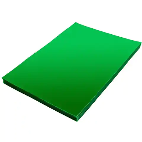 ⁨Okładka foliowa do bindowania A4 zielona przezroczysta 0,20mm NATUNA (100szt)⁩ w sklepie Wasserman.eu