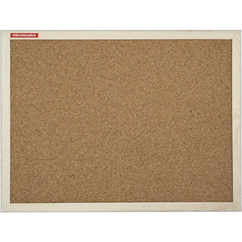 ⁨Cork board 40x30cm in wooden frame MEMOBE MTC040030⁩ at Wasserman.eu