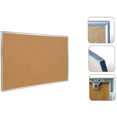 ⁨Cork board 80x100 r.aluminium WIELKOR⁩ at Wasserman.eu