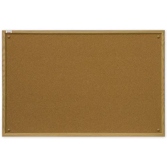 ⁨Cork board in wooden frame 120x90cm OFFICE TC129/C zo 2X3⁩ at Wasserman.eu