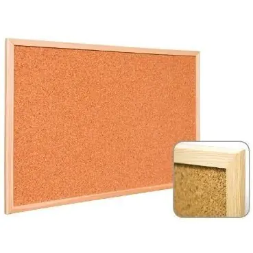 ⁨Cork board 50x40 wooden frame WIELKOR⁩ at Wasserman.eu