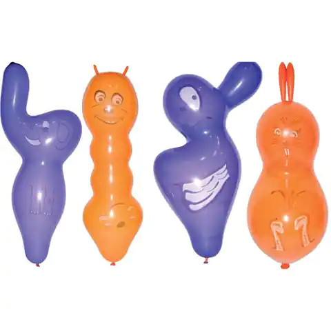 ⁨Balony figury duże mix (20 szt.tuba) BTD-2351 ALIGA⁩ w sklepie Wasserman.eu