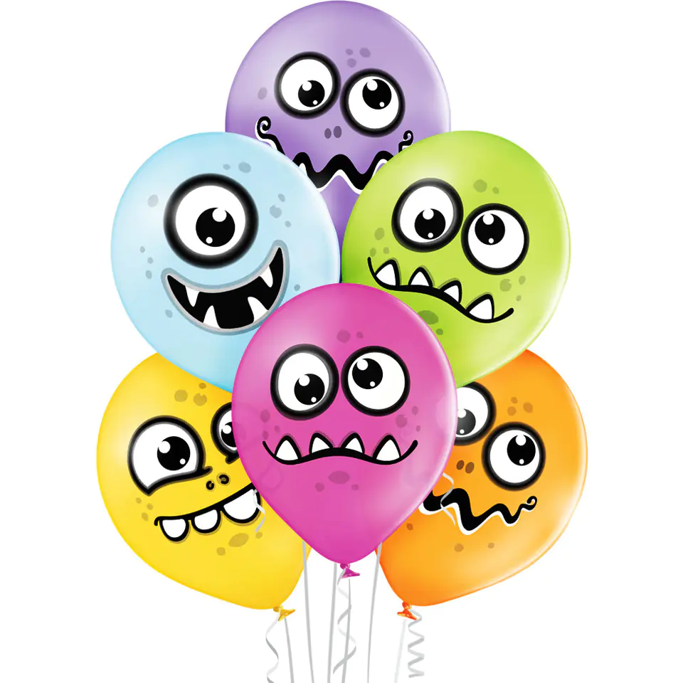 ⁨Monster balloons 6 pcs. BN06-259 ALIGA⁩ at Wasserman.eu