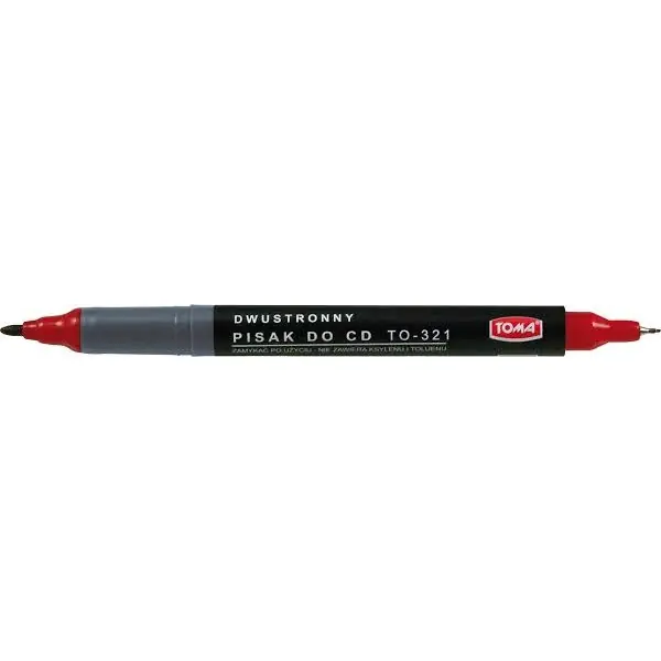 ⁨CD marker red double-sided TO-321 TOMA⁩ at Wasserman.eu