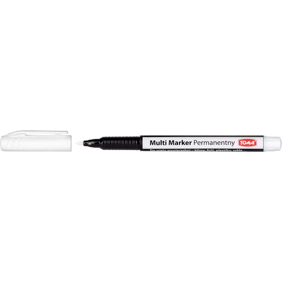 ⁨Permanent marker white TO-333 1mm (foil, glass, plastic)⁩ at Wasserman.eu