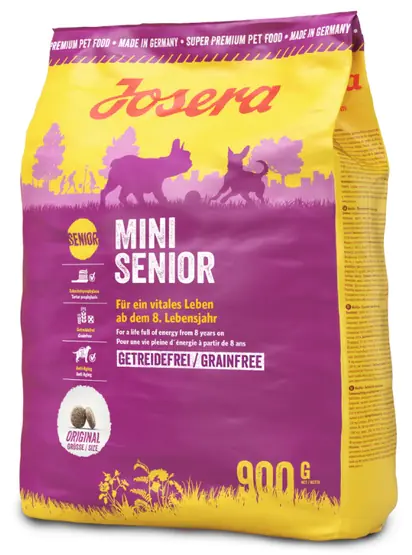 ⁨JOSERA Mini Senior - dry dog food - 900 g⁩ at Wasserman.eu
