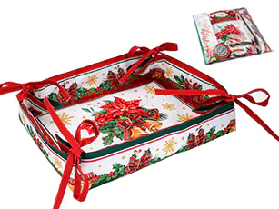 ⁨Large bread basket - Christmas (CARMANI)⁩ at Wasserman.eu