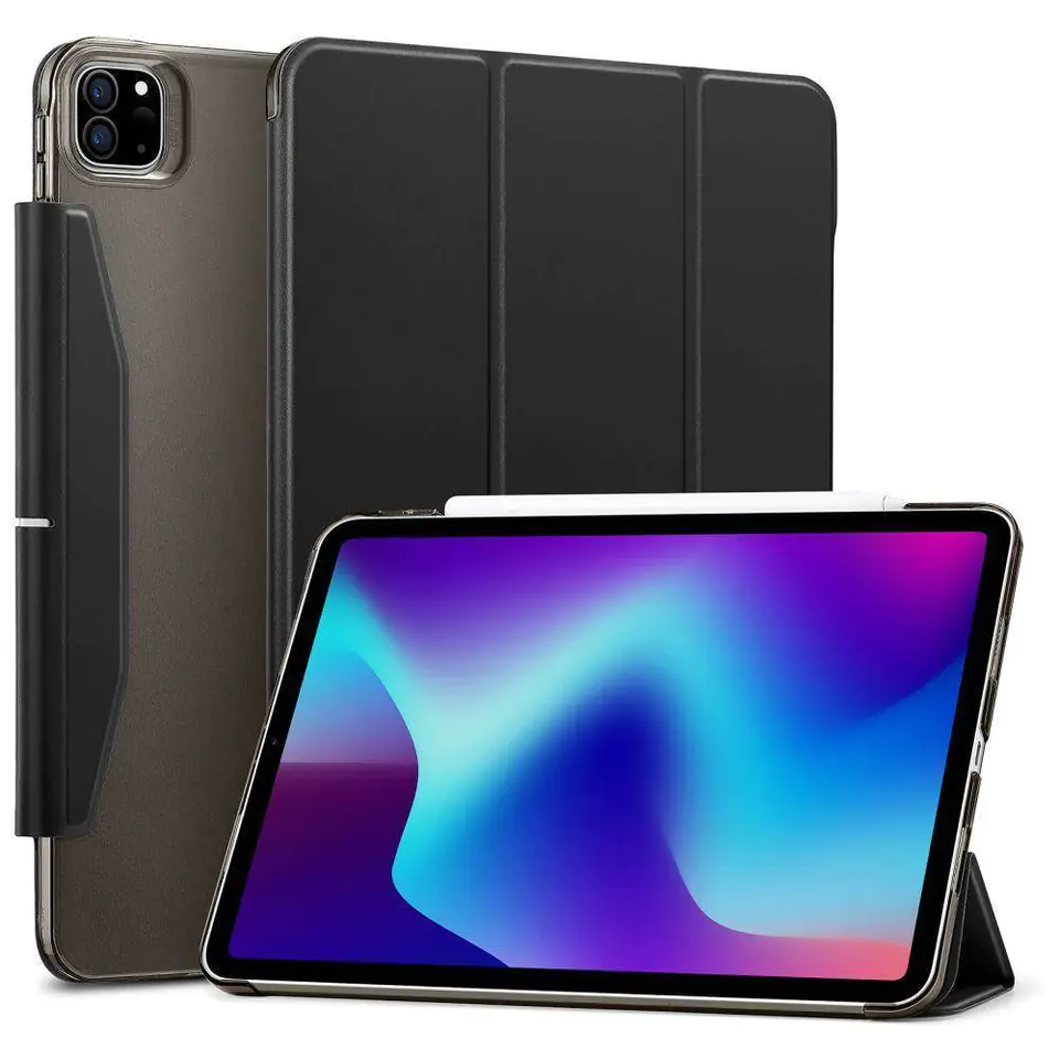 ⁨Etui IPAD PRO 12.9 2021 / 2022 ESR Ascend Trifold czarne⁩ w sklepie Wasserman.eu