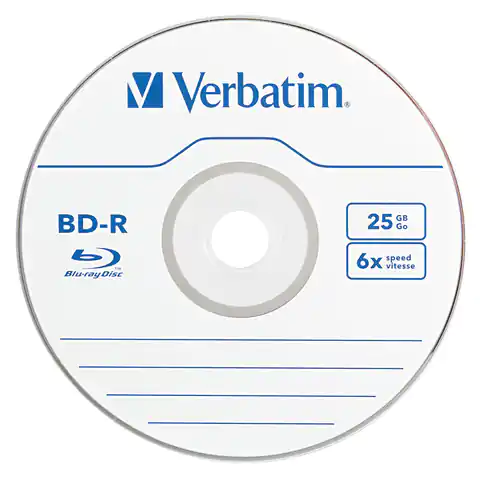 ⁨BD-R VERBATIM 25 GB 6x Jewel Case 5  szt.⁩ w sklepie Wasserman.eu