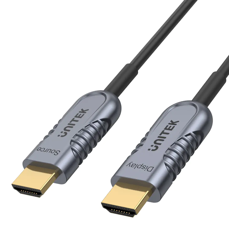 ⁨UNITEK CABLE HDMI 2.1 AOC, 8K, 4K120HZ, 30M, C11031DGY⁩ at Wasserman.eu