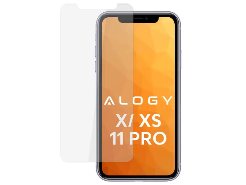 ⁨Szkło hartowane Alogy na ekran do Apple iPhone X/ XS/ 11 Pro⁩ w sklepie Wasserman.eu
