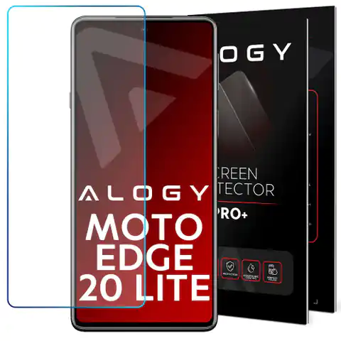 ⁨Szkło hartowane 9H Alogy szybka ochronna na ekran do Motorola Edge 20 Lite⁩ w sklepie Wasserman.eu