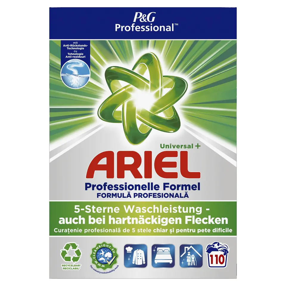 ARIEL Prof Proszek do prania Universal+ 7,15kg w sklepie Wasserman.eu