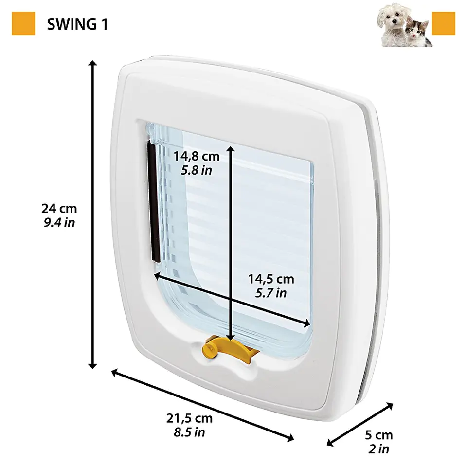 ⁨SWING 1 - drzwiczki brązowe⁩ w sklepie Wasserman.eu