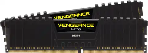 ⁨DDR4 Vengeance LPX 16GB /3600(28GB) BLACK CL18 Ryzen mem kit⁩ at Wasserman.eu