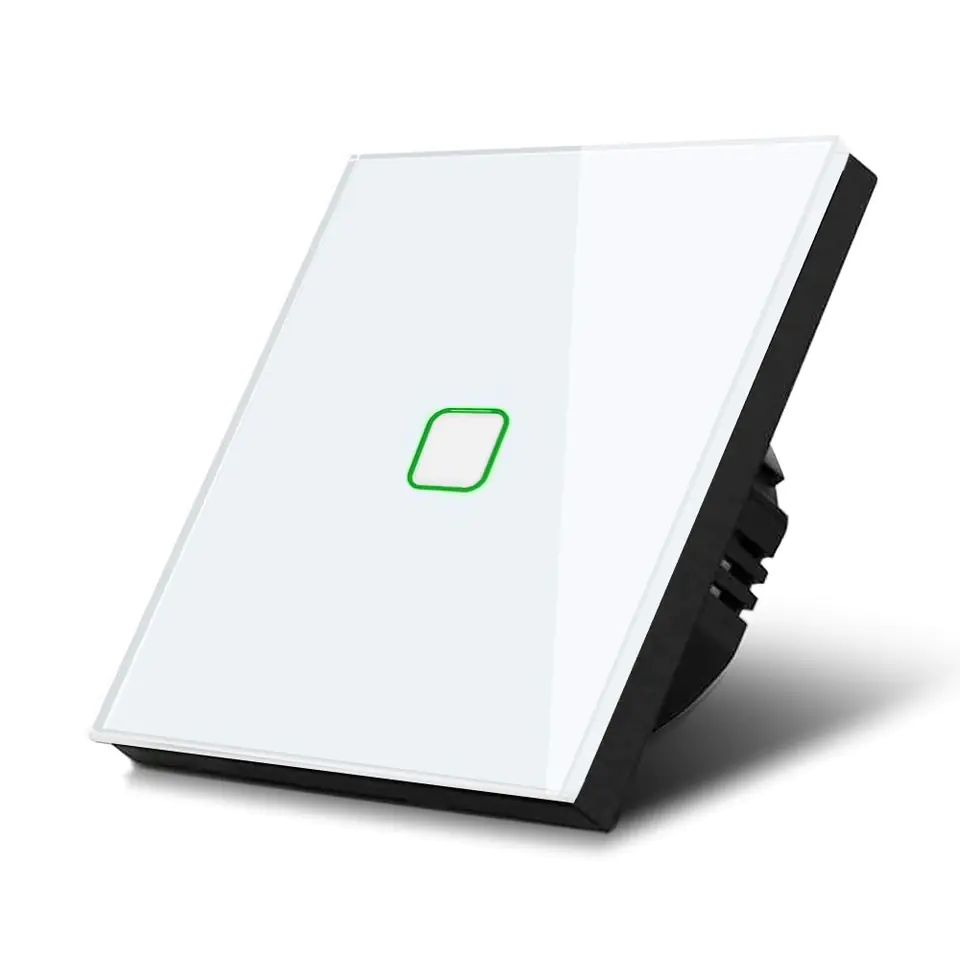 ⁨MACLEAN TOUCH LIGHT SWITCH SINGLE STAIRCASE-CROSS WHITE MCE713W⁩ at Wasserman.eu