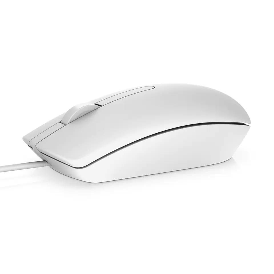 ⁨Wired USB optical white mouse MS116⁩ at Wasserman.eu