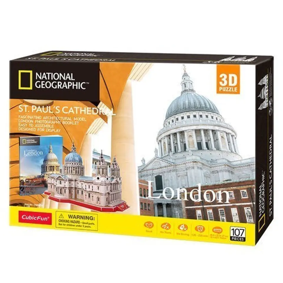 ⁨Puzzle 3D Katedra św. Pawła National Geographic⁩ w sklepie Wasserman.eu