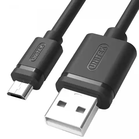 ⁨Kabel USB - microUSB 2.0, 1,5M, M/M; Y-C434GBK⁩ w sklepie Wasserman.eu