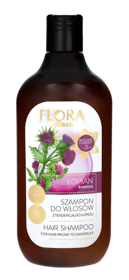 ⁨Ecos Lab Flora Szampon do włosów z tendencją do łupieżu - Łopian 500ml⁩ w sklepie Wasserman.eu