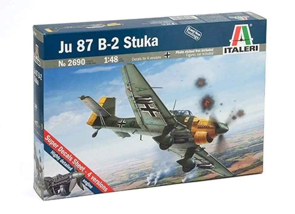 ⁨Model plastkowy Junkers JU-87 B Stuka Battle of Britan⁩ w sklepie Wasserman.eu