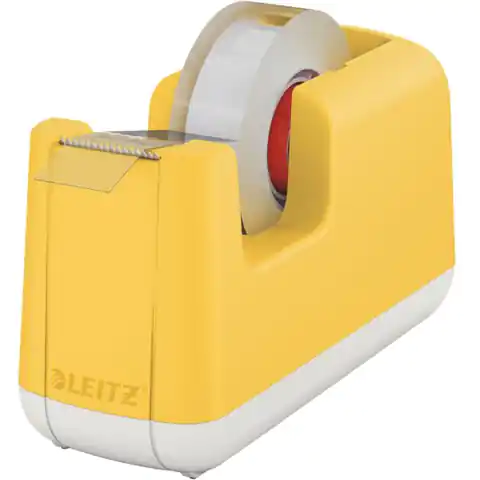 ⁨Podajnik taśmy klejącej Leitz Cosy, żółty 53670019⁩ w sklepie Wasserman.eu
