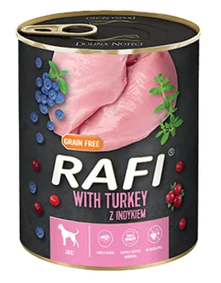⁨Rafi Pies Indyk puszka 800g⁩ w sklepie Wasserman.eu
