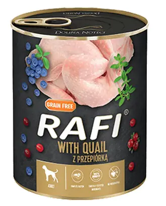 ⁨Rafi Pies Przepiórka puszka 800g⁩ w sklepie Wasserman.eu