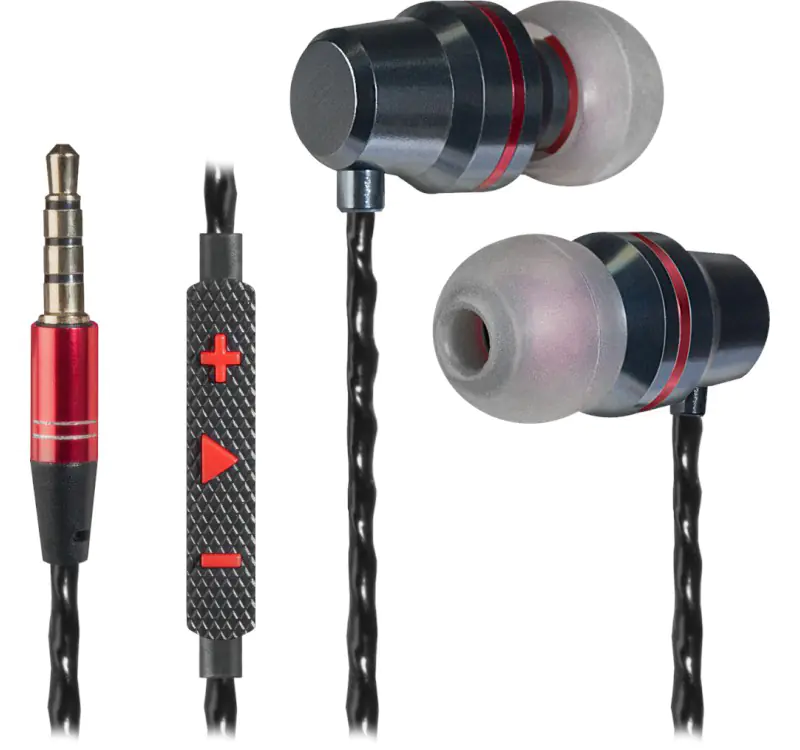 ⁨Defender In-ear Headphones with Mic GAMING TANTO Black-Red⁩ at Wasserman.eu