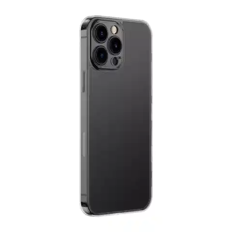 ⁨Baseus Frosted Glass Case Case for iPhone 13 Pro Hard Cover Gel Frame Black (ARWS001001)⁩ at Wasserman.eu