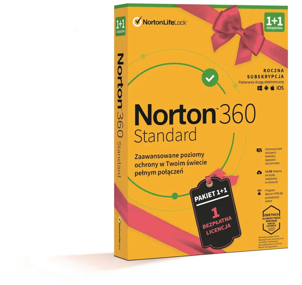 ⁨Norton360 STD Promo 10GB PL 1 user 1+1 devices 12 months 21411368⁩ at Wasserman.eu