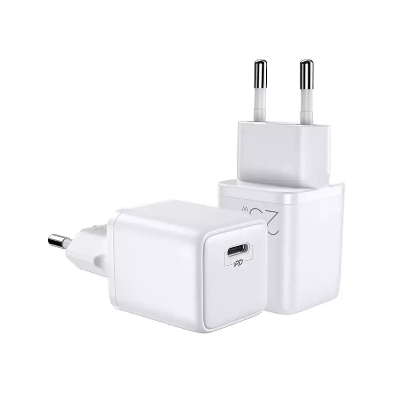 ⁨Joyroom Fast USB Type C Cargador de Pared 25W 3A Enchufe EU Blanco (L-P251)⁩ at Wasserman.eu