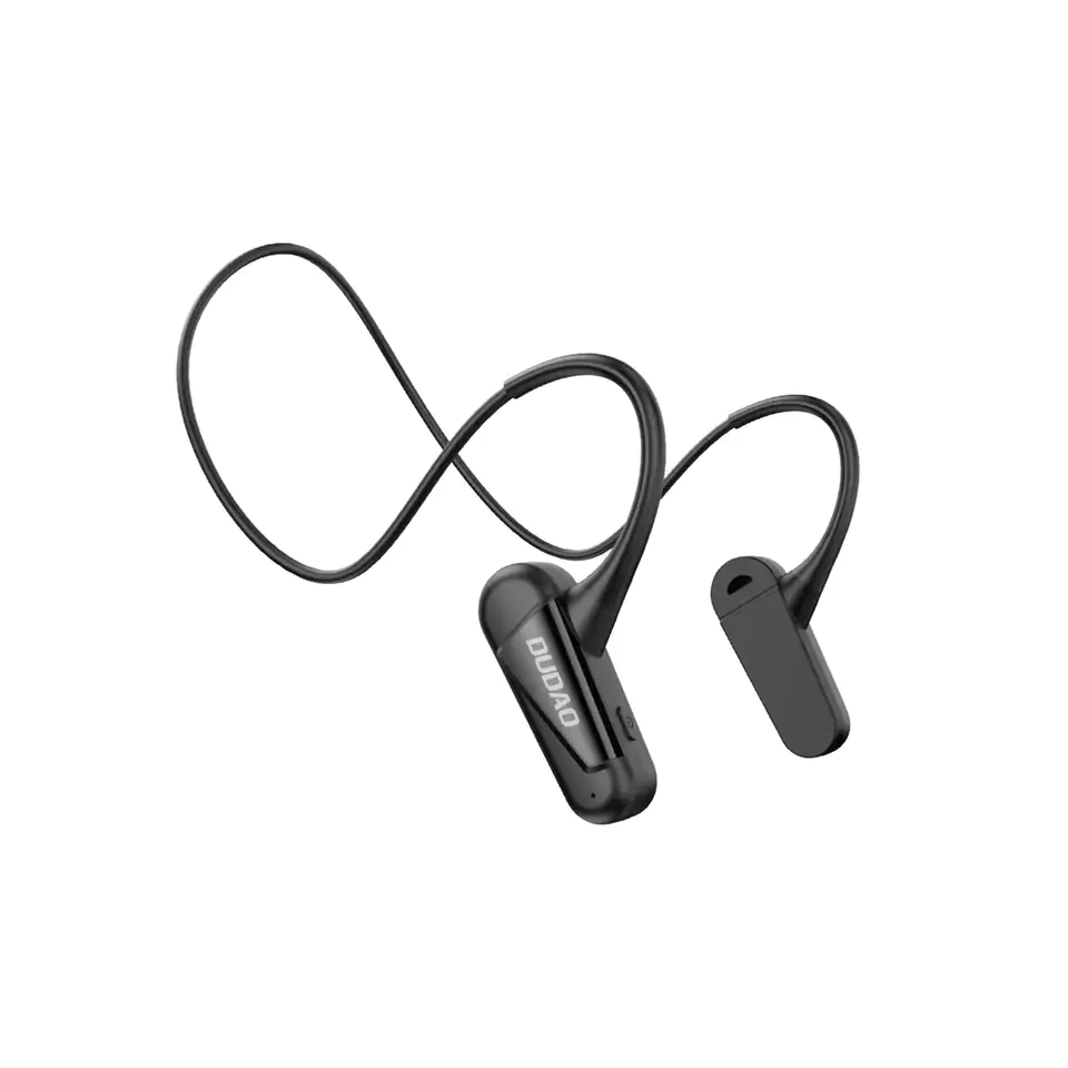Dudao bezprzewodowe słuchawki sportowe Air Conduction Bluetooth 5.0 230 mAh czarne (U2XS) w sklepie Wasserman.eu