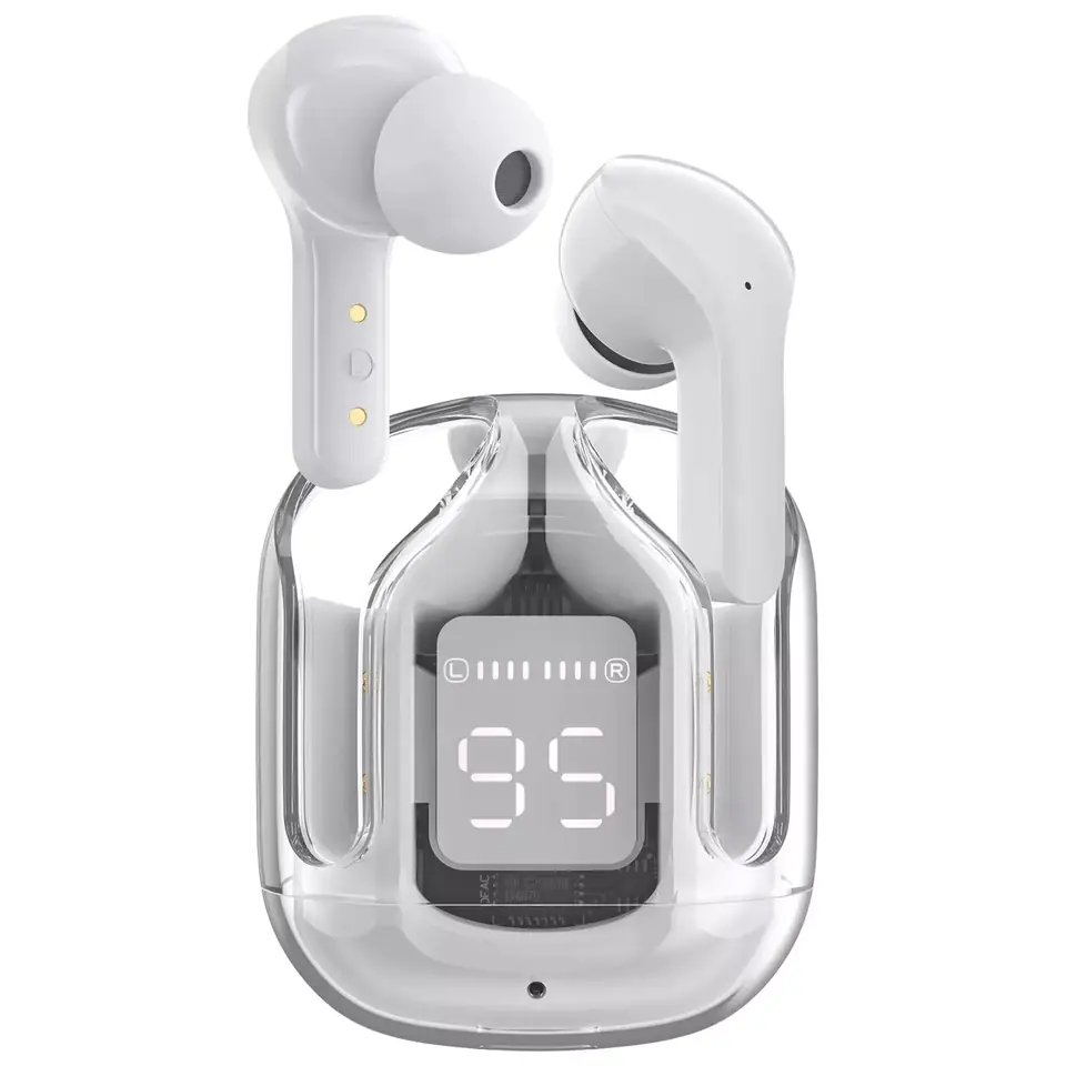 ⁨Acefast dokanałowe słuchawki bezprzewodowe TWS Bluetooth szary (T6 modern grey)⁩ w sklepie Wasserman.eu