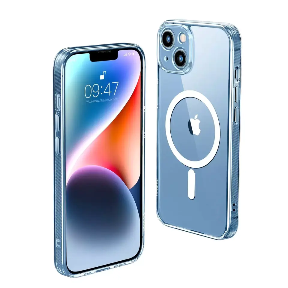 ⁨Ugreen LP642 Classy Clear Magnetic Protective Case Gel Magnetic Case for iPhone 14 Plus Transparent (MagSafe Compatible)(90935)⁩ at Wasserman.eu