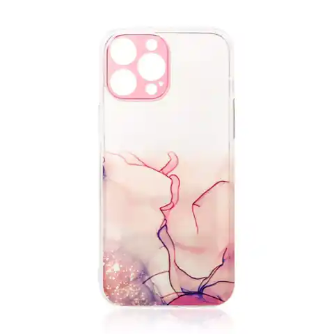 ⁨Marble Case etui do iPhone 13 Pro żelowy pokrowiec marmur różowy⁩ w sklepie Wasserman.eu