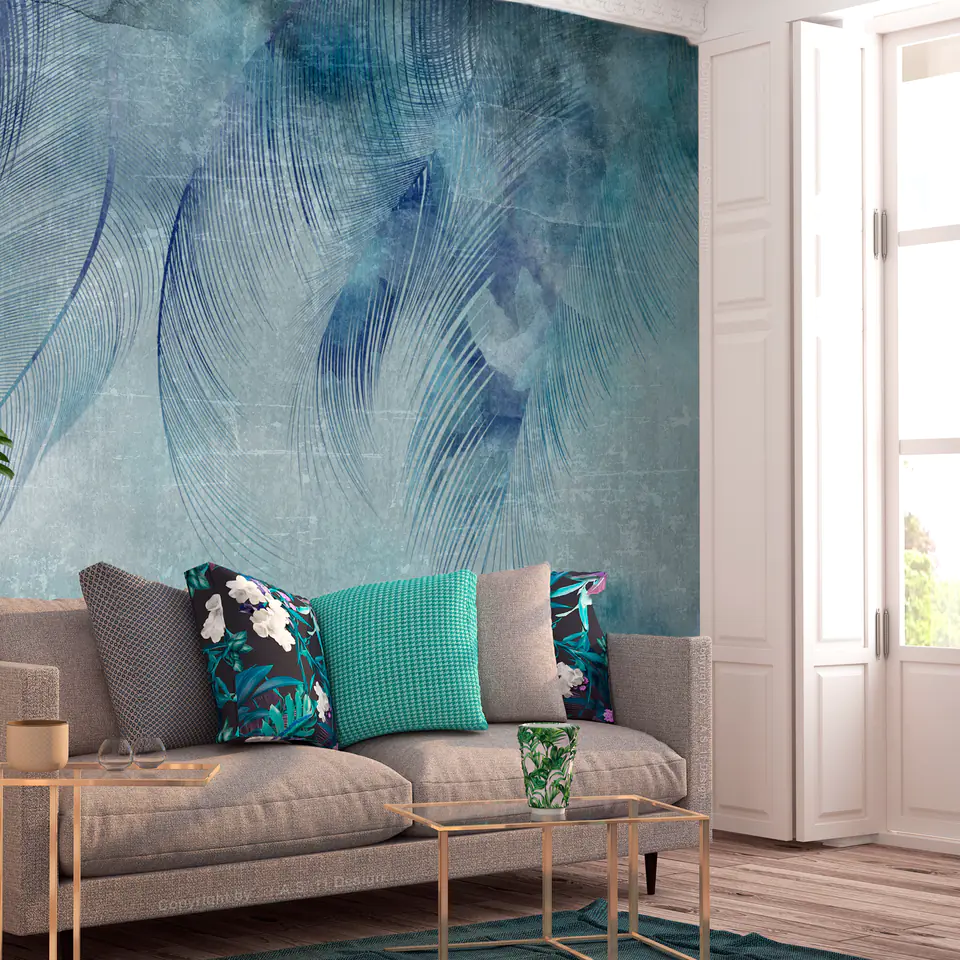 ⁨Wall mural - Blue Amor (size 400x280)⁩ at Wasserman.eu